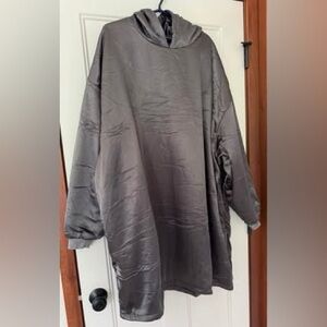 Kitsch wearable blanket robe glazed hooded hoodie